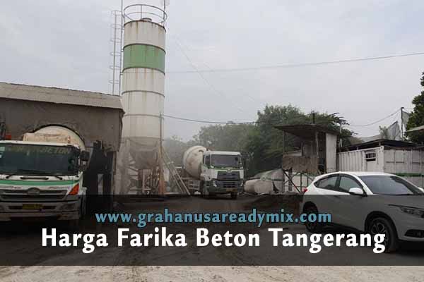Harga Farika Beton Tangerang