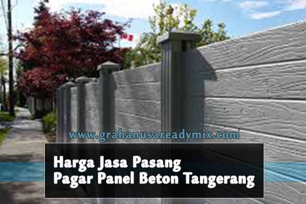 Harga Jasa Pasang Pagar Panel Beton Tangerang
